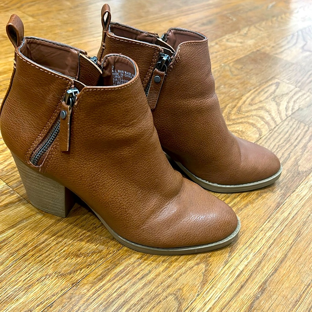 Brown ankle boots